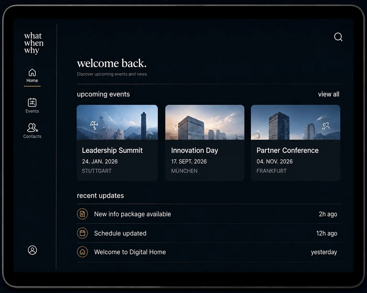 BANSBACH Event Landingpage